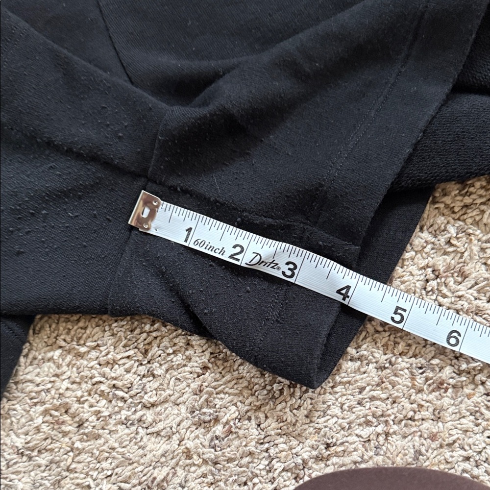 Old Navy Black French Terry Romper size Large - Picture 6 of 8